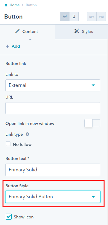 OT Button
