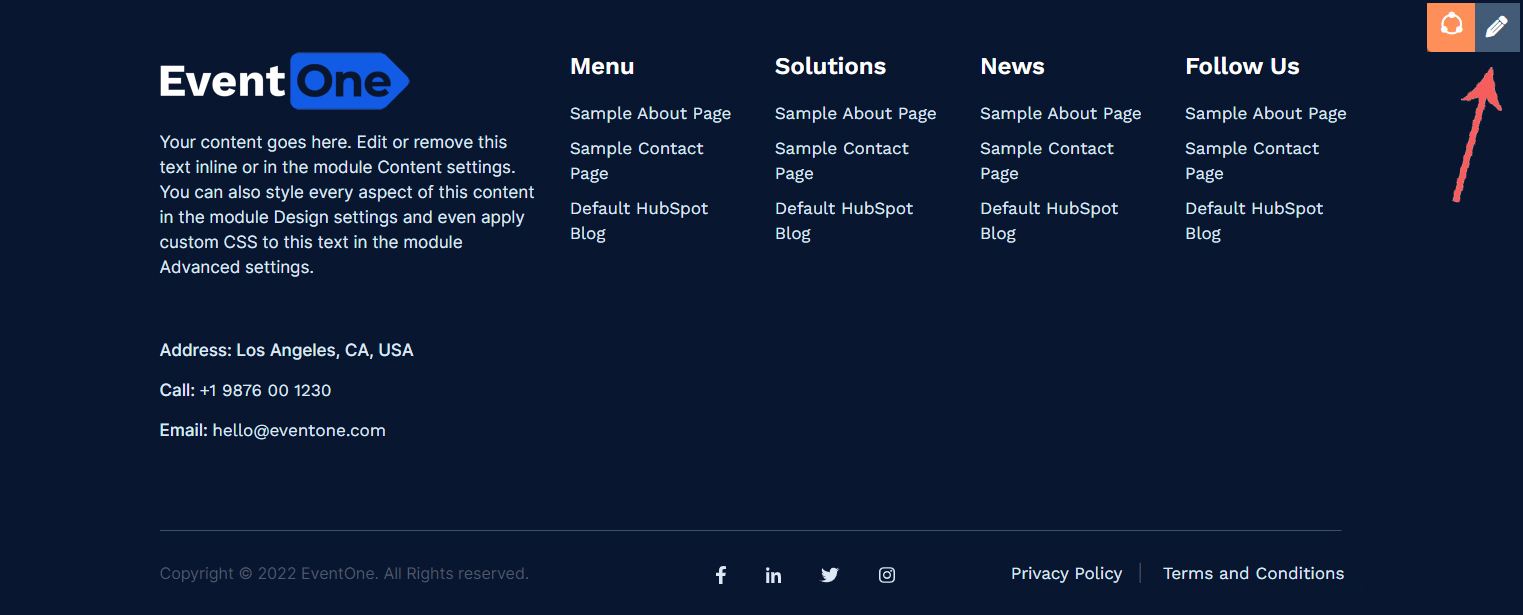 Footer