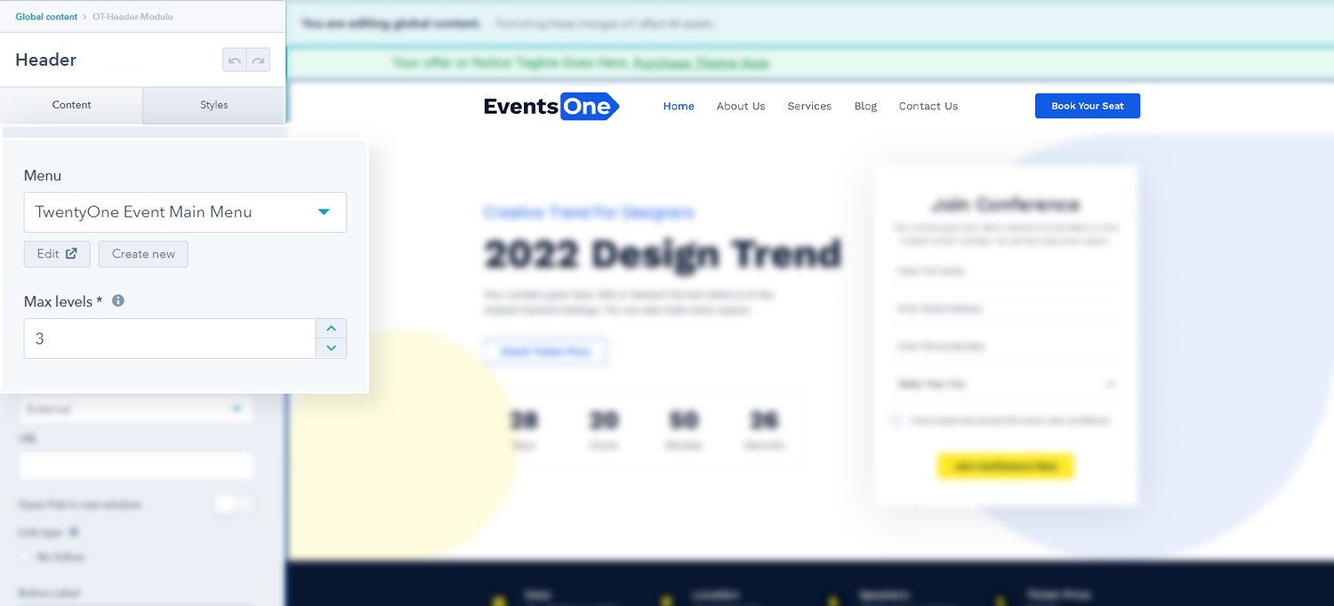 Menu Link